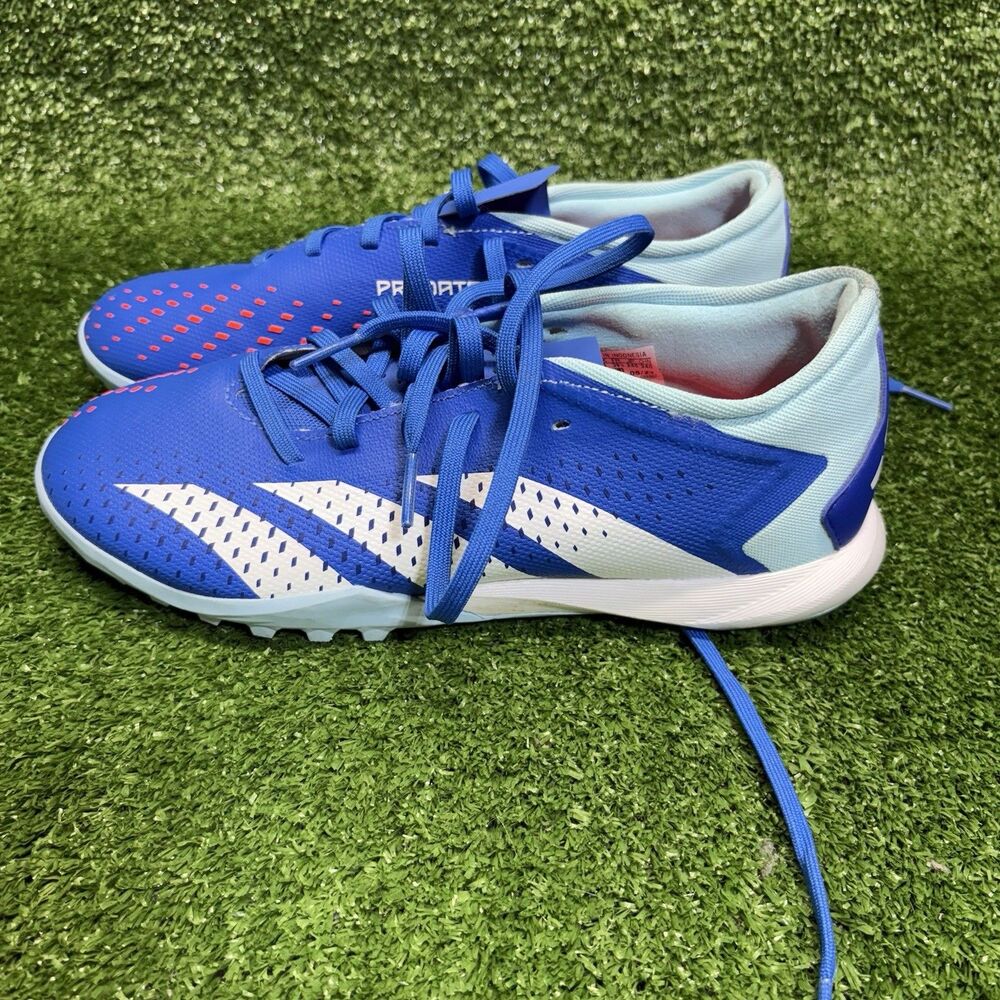 Adidas Predator Accuracy.3 Low TF Soccer Turf Cleats GZ0002 Blue Youth Size 6.5